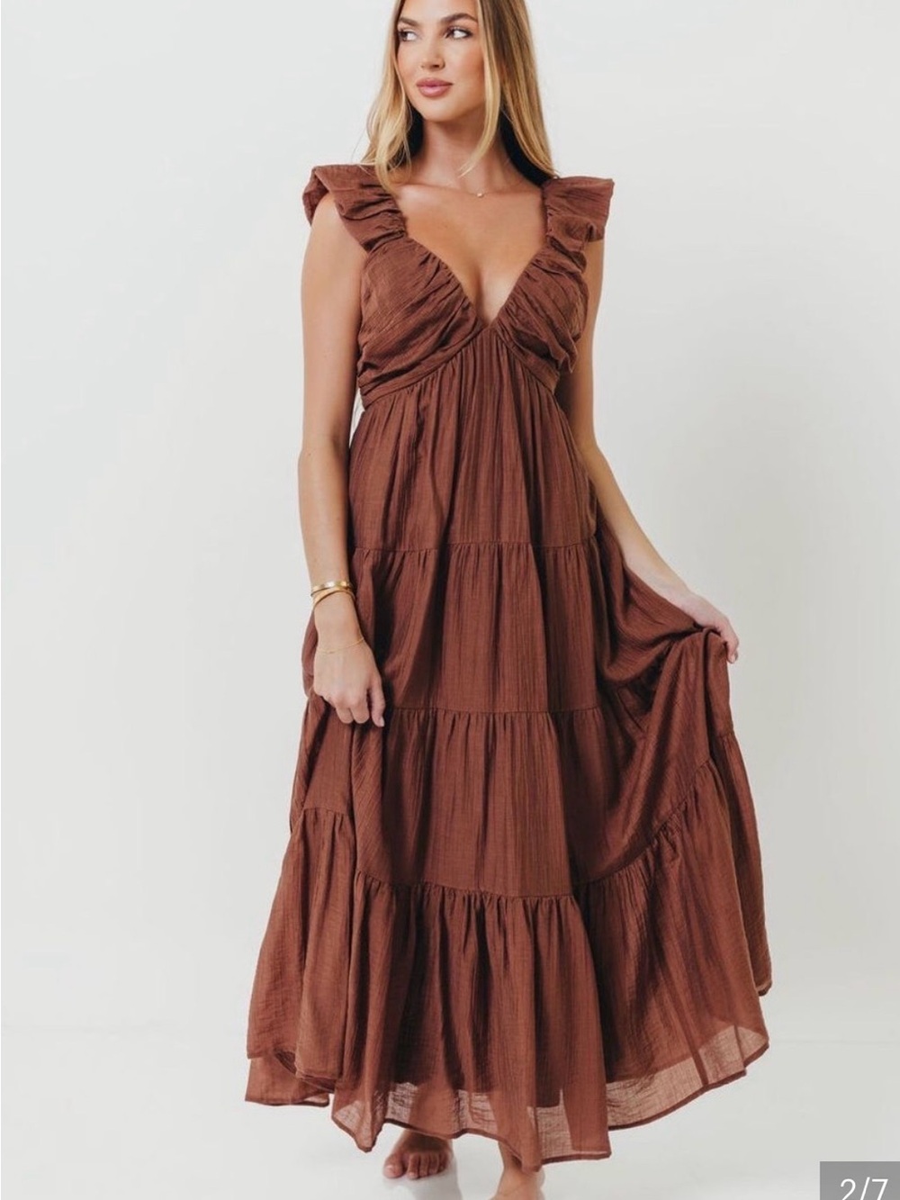 Katy Pleated Bodice Maxi Dress - Worth Collective